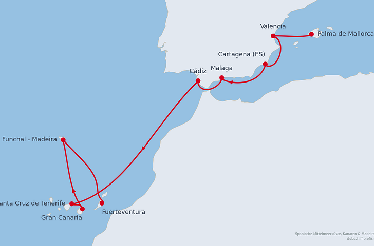 Impression zu AIDA Winter 2027/2028 - AIDAstella - Mittelmeerküste, Kanaren & Madeira