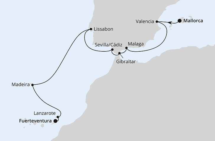 Impression zu AIDA Winter 2026/27 - AIDAmar - Andalusien, Kanaren & Madeira