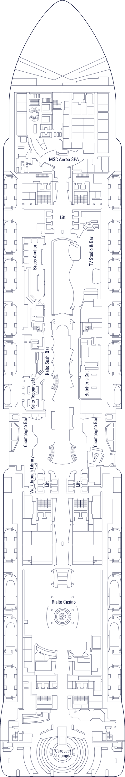 MSC Bellissima - MSC Cruises - Deck 7 (Opera)