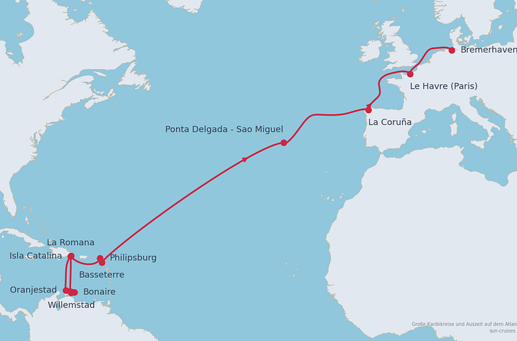 Impression zu Winter 2027/28 - Mein Schiff 1 - Karibik & Auszeit auf dem Atlantik