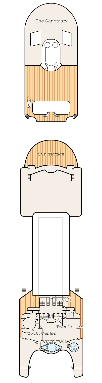 Emerald Princess - Princess Cruises - Deck 17 (Sports)