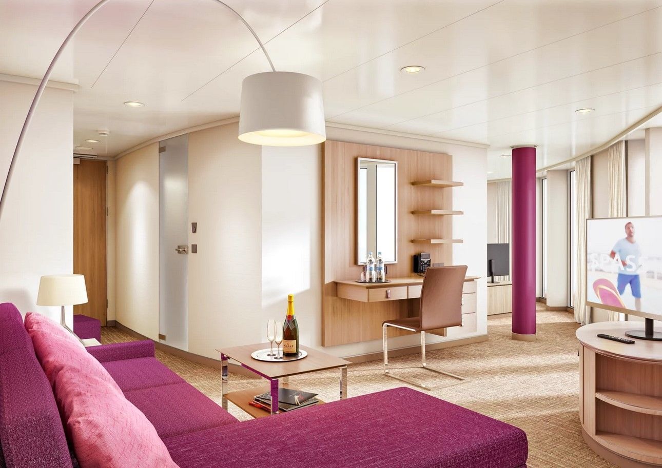 Die Premium Suite auf AIDAnova