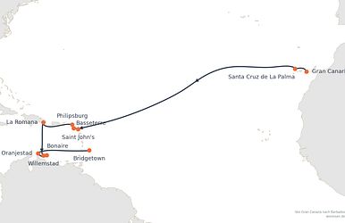 Von Gran Canaria nach Barbados