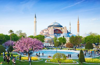 Blick auf die Hagia Sophia