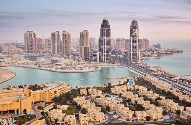 DohaThe Pearl Skyline aus Katar Tourism Media Gallery