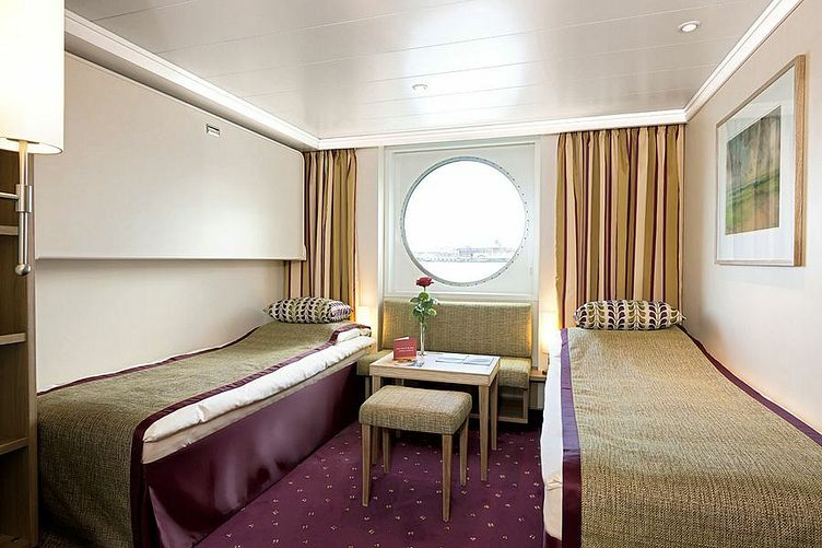 A-ROSA SILVA - A-ROSA - 2-Bett-Außenkabine mit Zusatzbett, Kategorie S (S)