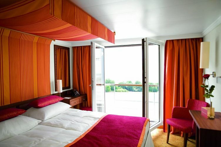 A-ROSA STELLA - A-ROSA - 2-Bett-Außenkabine mit französischem Balkon, Kategorie C (C)