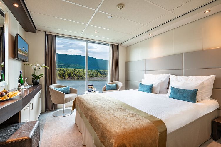 MS Amadeus Brilliant - Amadeus Flusskreuzfahrten - 2-Bett-Außenkabine,Kategorie A-1, Mozart Deck (A-1)