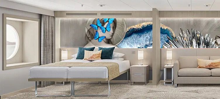 Norwegian Prima - Norwegian Cruise Line - Große Außenkabine mit rundem Fenster (OA)