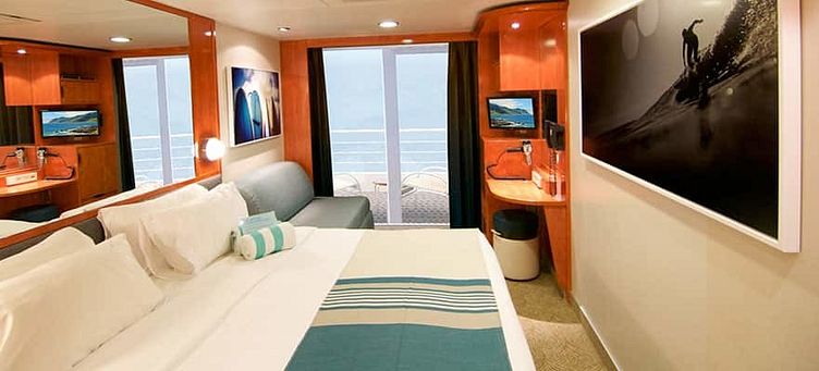 Pride of America - Norwegian Cruise Line - Balkonkabine, Mittes (BA)