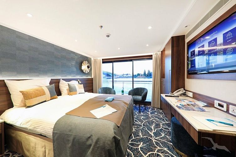 MS Anna Katharina - Phoenix Flusskreuzfahrten - Zweibett außen mit frz. Balkon Saturndeck (D)