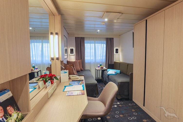 MS Artania - Phoenix Seereisen - 2-Bett außen Oriondeck (M2)