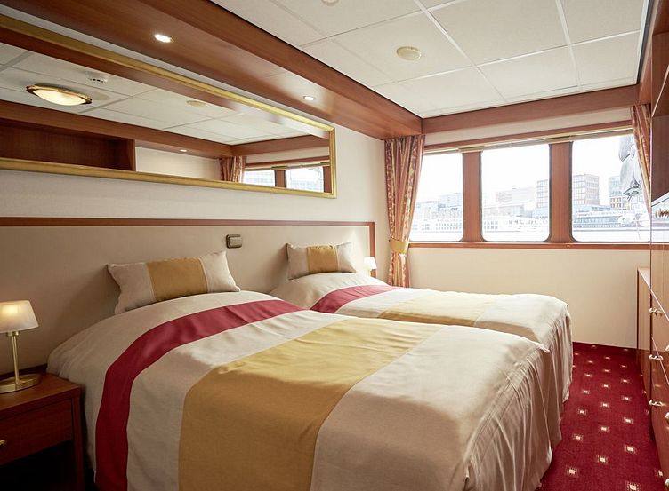 MS Elegant Lady - Plantours Flusskreuzfahrten - Einzel außen, Hauptdeck (EK05)