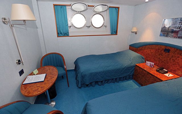 MS Hamburg - Plantours Hochseekreuzfahrten - Zweibett außen, Deck 1 (HK05)