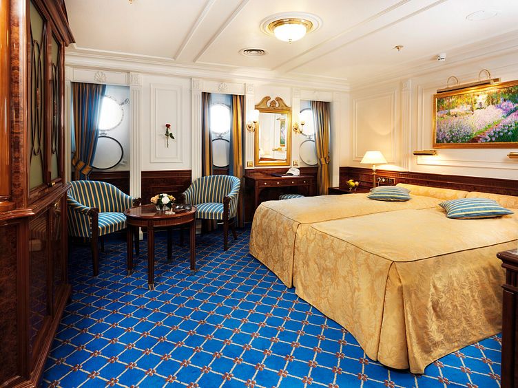 Sea Cloud II - Sea Cloud Cruises - Kat. D De-Luxe-Außenkabine