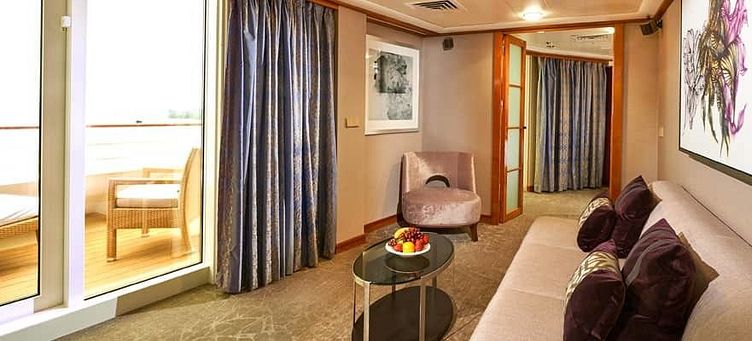 Norwegian Sun - Norwegian Cruise Line - Penthouse mit großem Balkon, Heck (SF)
