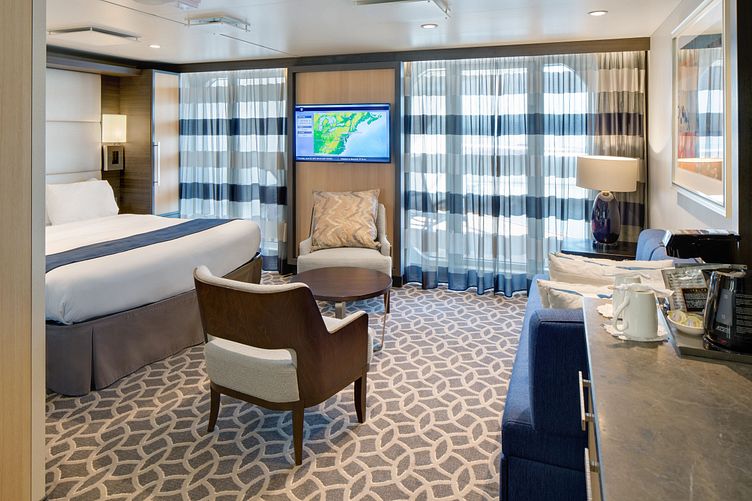 Gemütliche Junior Suite auf der Spectrum of the Seas