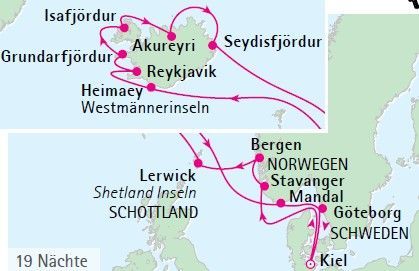Reiseverlauf