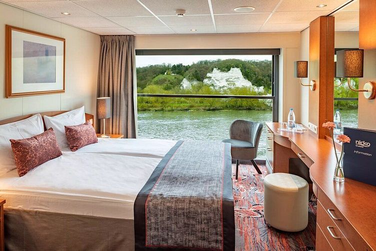 MS SEINE COMTESSE - Nicko Cruises - 2-Bett Deluxe Oberdeck (OL)