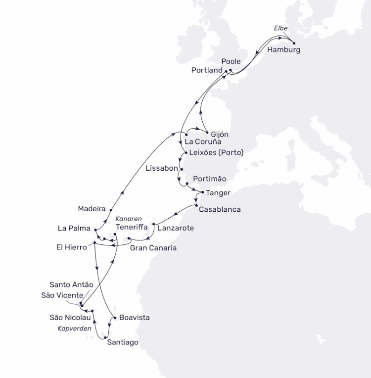 Reiseverlauf