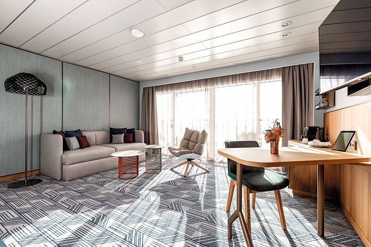 Abb. zeigt Kabine der Mein Schiff 1 Abweichungen möglich.