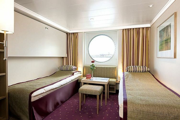 A-ROSA SILVA - A-ROSA - 2-Bett-Außenkabine mit Zusatzbett, Kategorie S (S)