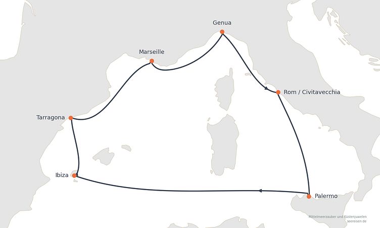 Reiseverlauf