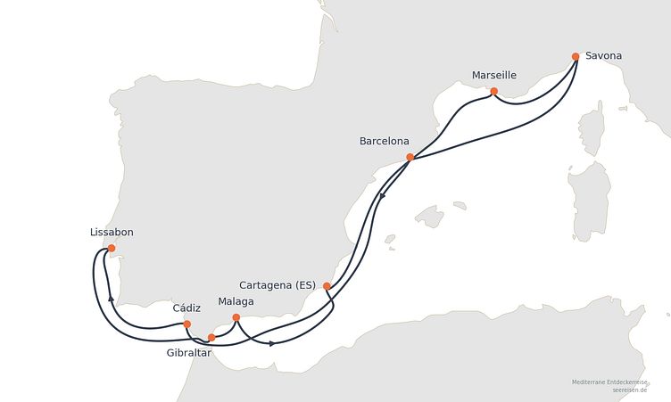 Reiseverlauf