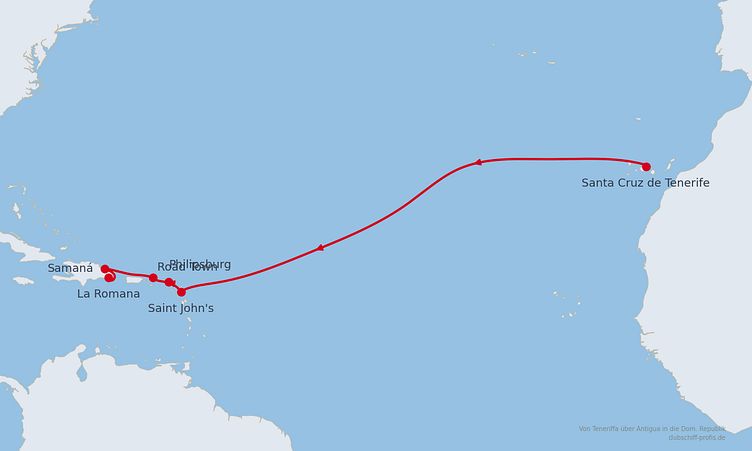 Reiseverlauf