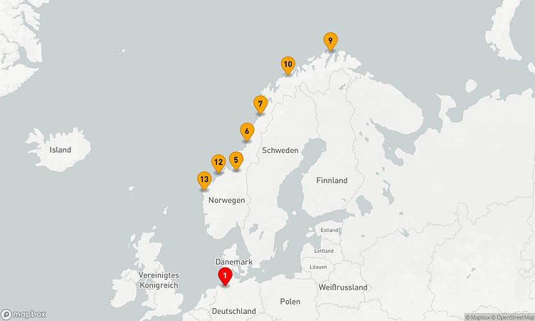 Reiseverlauf