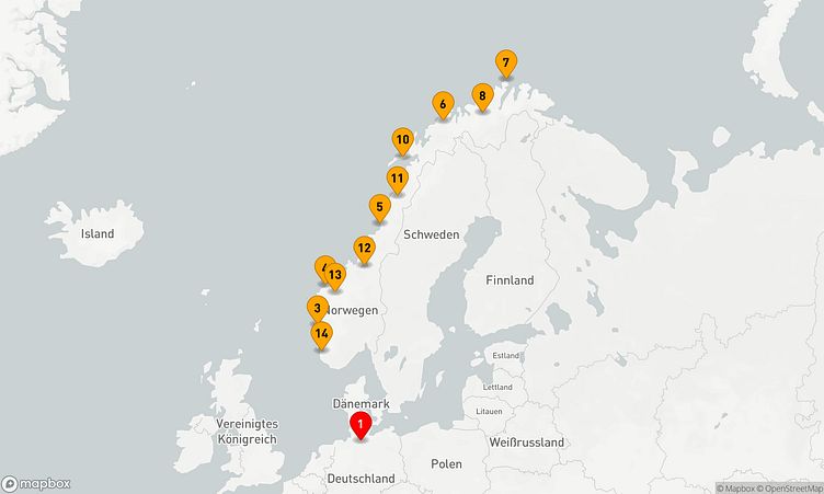 Reiseverlauf