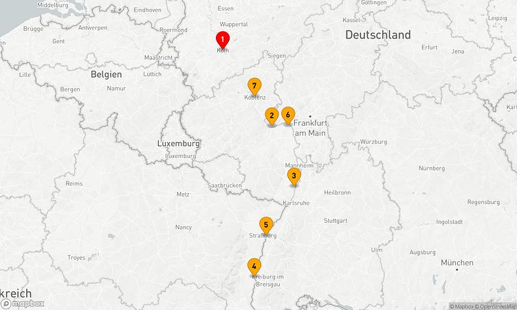 Reiseverlauf