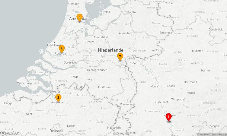 Reiseverlauf
