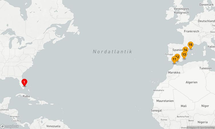 Reiseverlauf