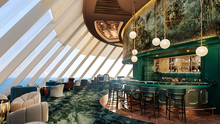 Captains Bar auf der Mein Schiff Flow