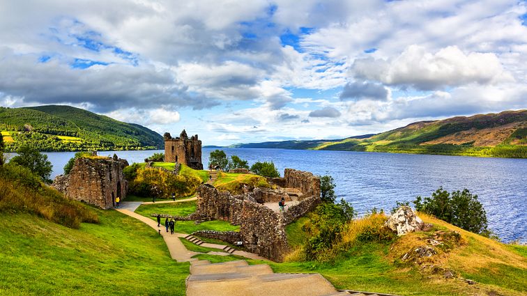 Urquhurt Castle, Loch Ness, Schottland