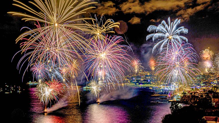 Feuerwerk Madeira Silvester