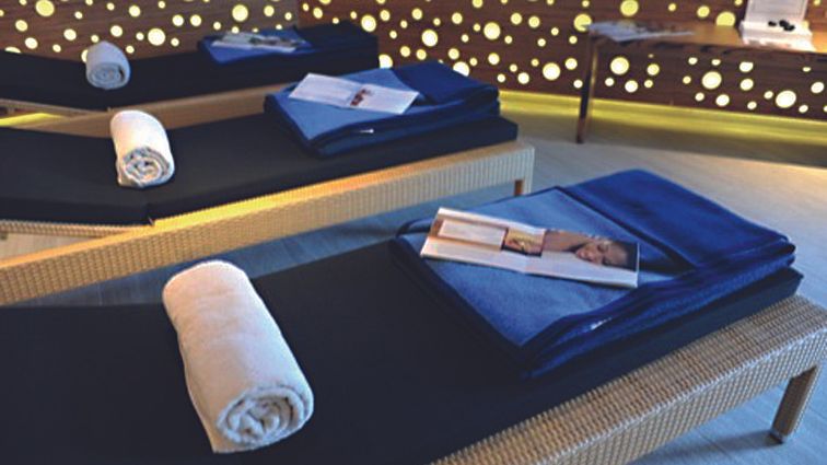 MS Artania Spoer und Wellness Spabereich