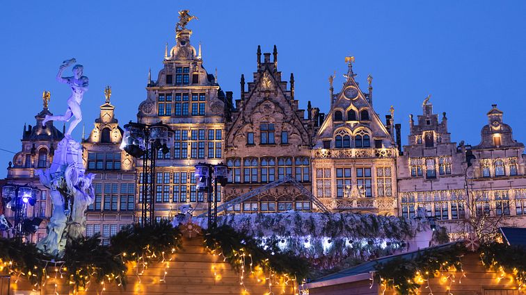 Weihnachtsmarkt Antwerpen Belgien
