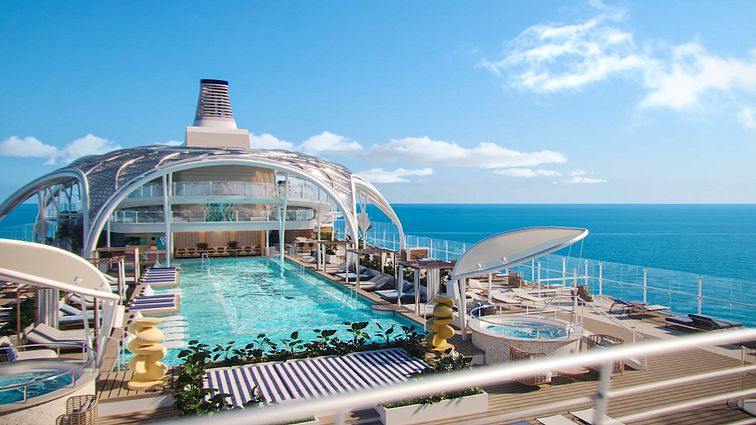 Sonnendeck der Mein Schiff Flow