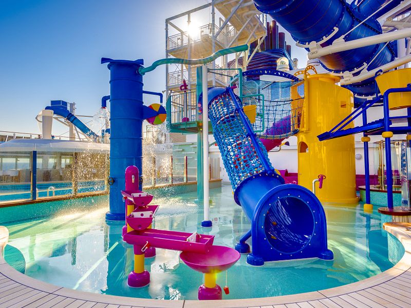 Der Kinderpool auf Norwegian Bliss