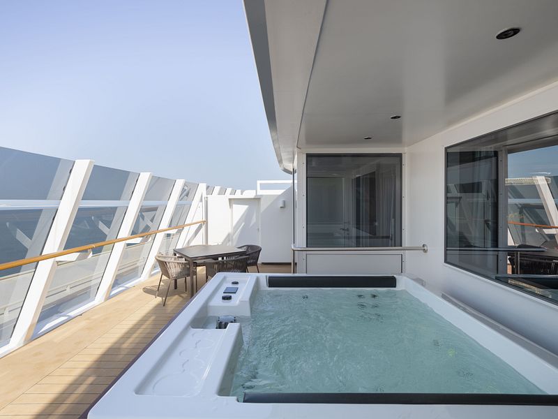 Eigener Whirlpool in der Owner's Suite