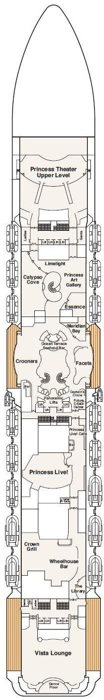 Royal Princess - Princess Cruises - Deck 7 (Promenade)