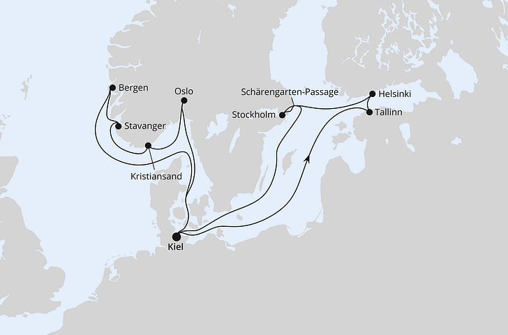 Impression zu AIDA Winter 2025/26 - AIDAprima - Ostsee & Südnorwegen