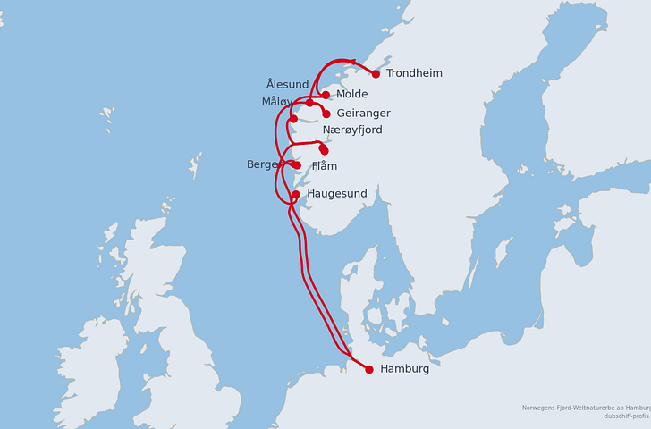 Impression zu Sommerferien 2026 - AIDAprima - Norwegens Fjordwelt