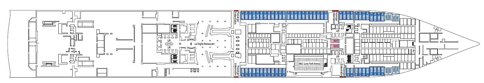 MSC World Europa - MSC Cruises - DECK 5