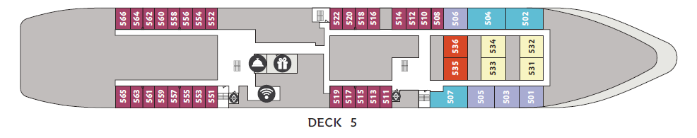 OCEAN ATLANTIC - Ohne Reederei - DECK 5