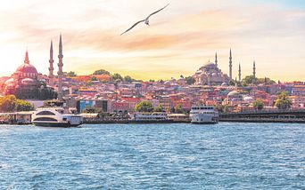 östliches mittelmeer mit istanbul