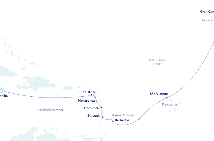 Impressionn zu nicko cruises - Vasco da Gama - Karibik-Feeling pur