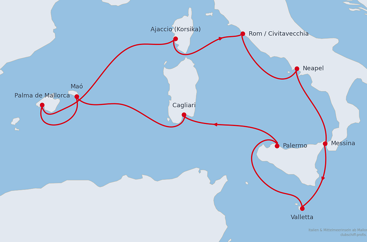 Impression zu AIDA All Inclusive Sommer 2027 - AIDAstella - Italien & Mittelmeerinseln